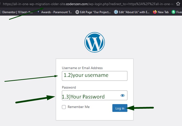 1.1,1.2,1.3 website migration