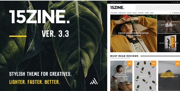 15Zine | Magazine Newspaper Blog News WordPress Theme