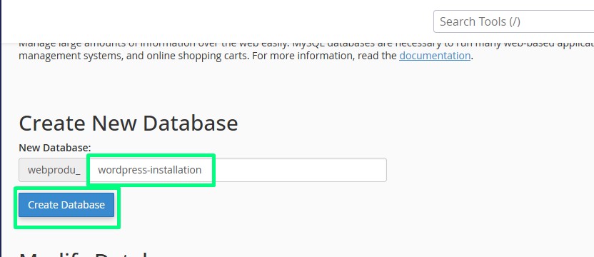 Create Databases