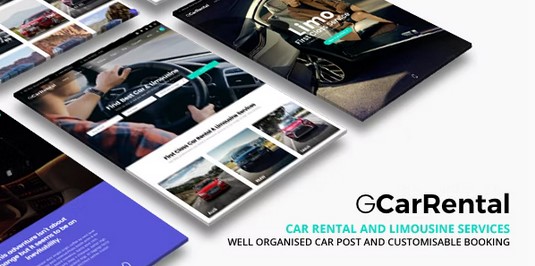 Grand Car Rental Limousine WordPress