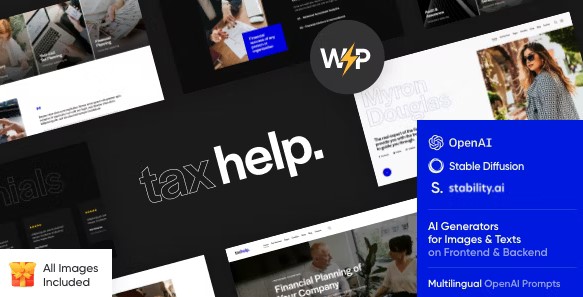 Tax Help - Finance & Accounting Adviser Theme