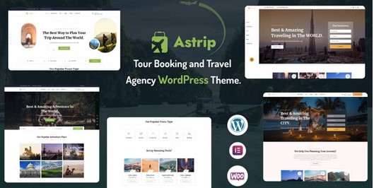 Astrip – Tour Booking and Travel Agency WordPress Theme