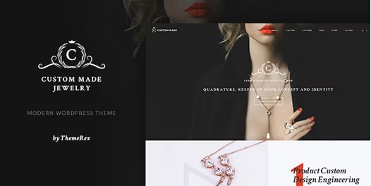 Custom Made Jewelry Manufacturer and Store WordPress Theme