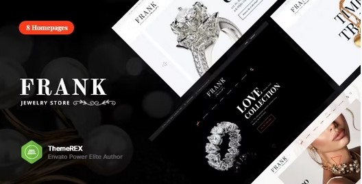 Frank Jewelry Store - Jewelry & Watches Theme