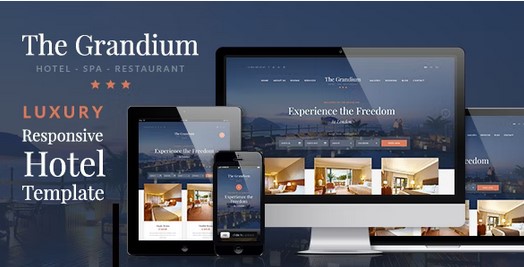 Grandium - Hotel Booking WordPress Theme