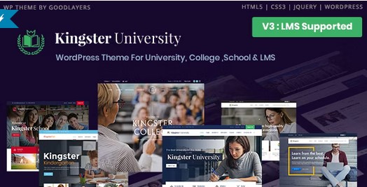 Kingster - LMS Education For University, College and School WordPressKingster - LMS Education For University, College and School WordPress