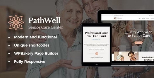 PathWell A Senior Care Hospital WordPress Theme