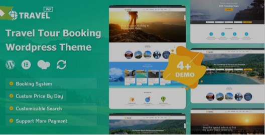 Travel Tour Booking WordPress Theme