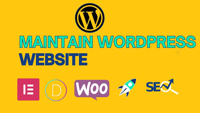 Maintain your wordpress website